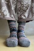 Terry & Wool Luxury Alpine Socks Grey